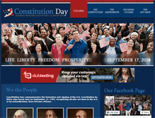 Tablet Screenshot of constitutionday.com